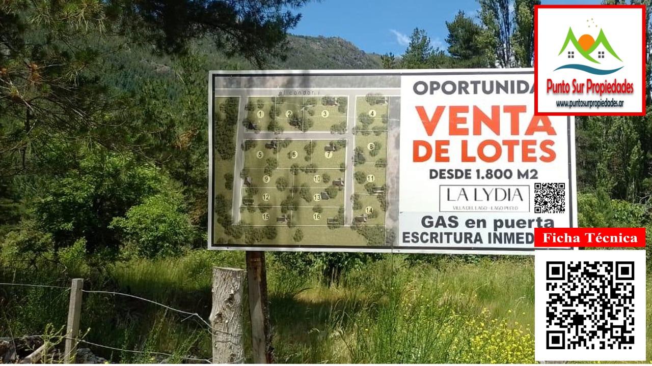 Terreno en Lago Puelo - 48000